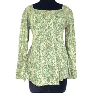 Art and Soul Babydoll Empire Waist Art to wear Blouse S